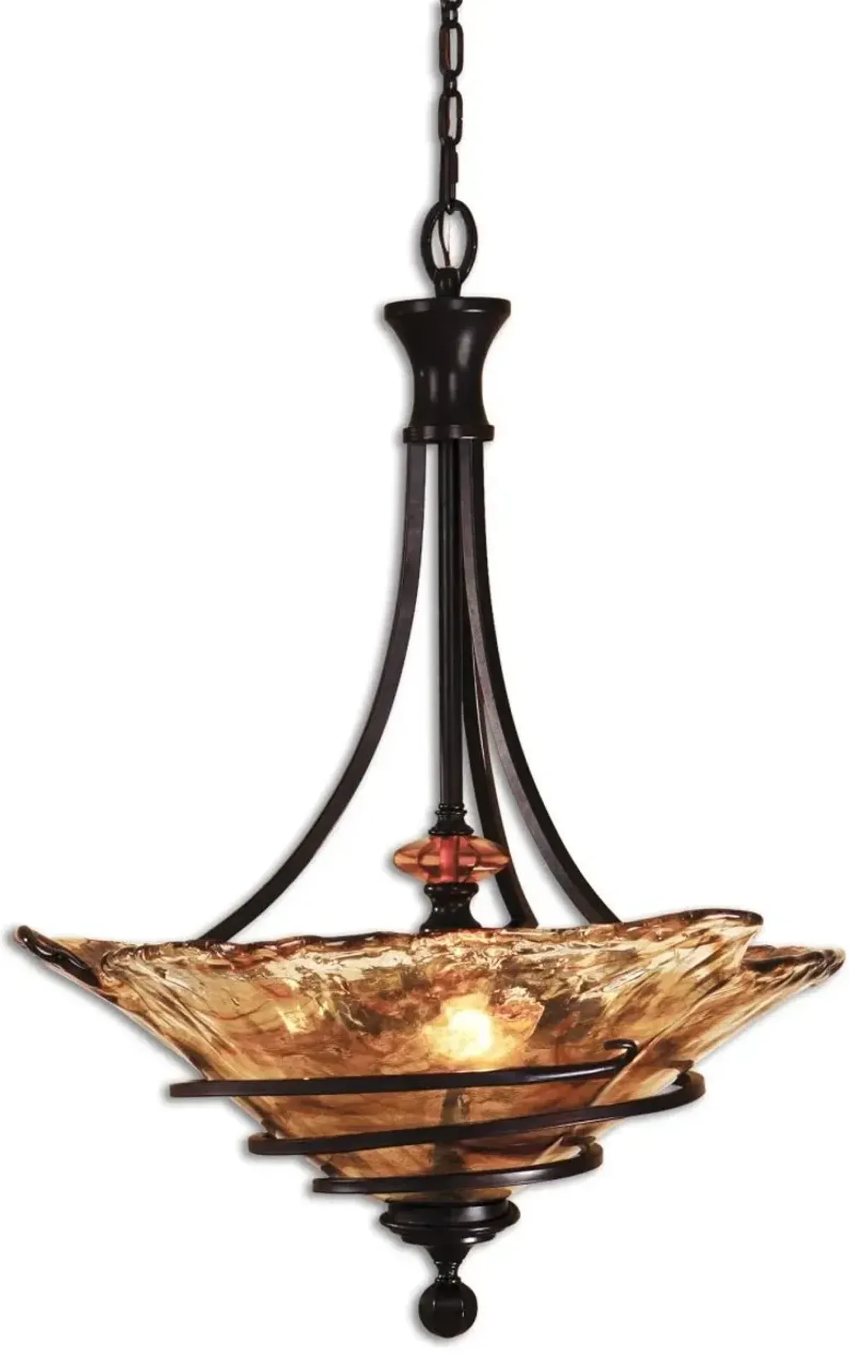 Uttermost Vitalia Oil Rubbed Bronze 3-Light Pendant