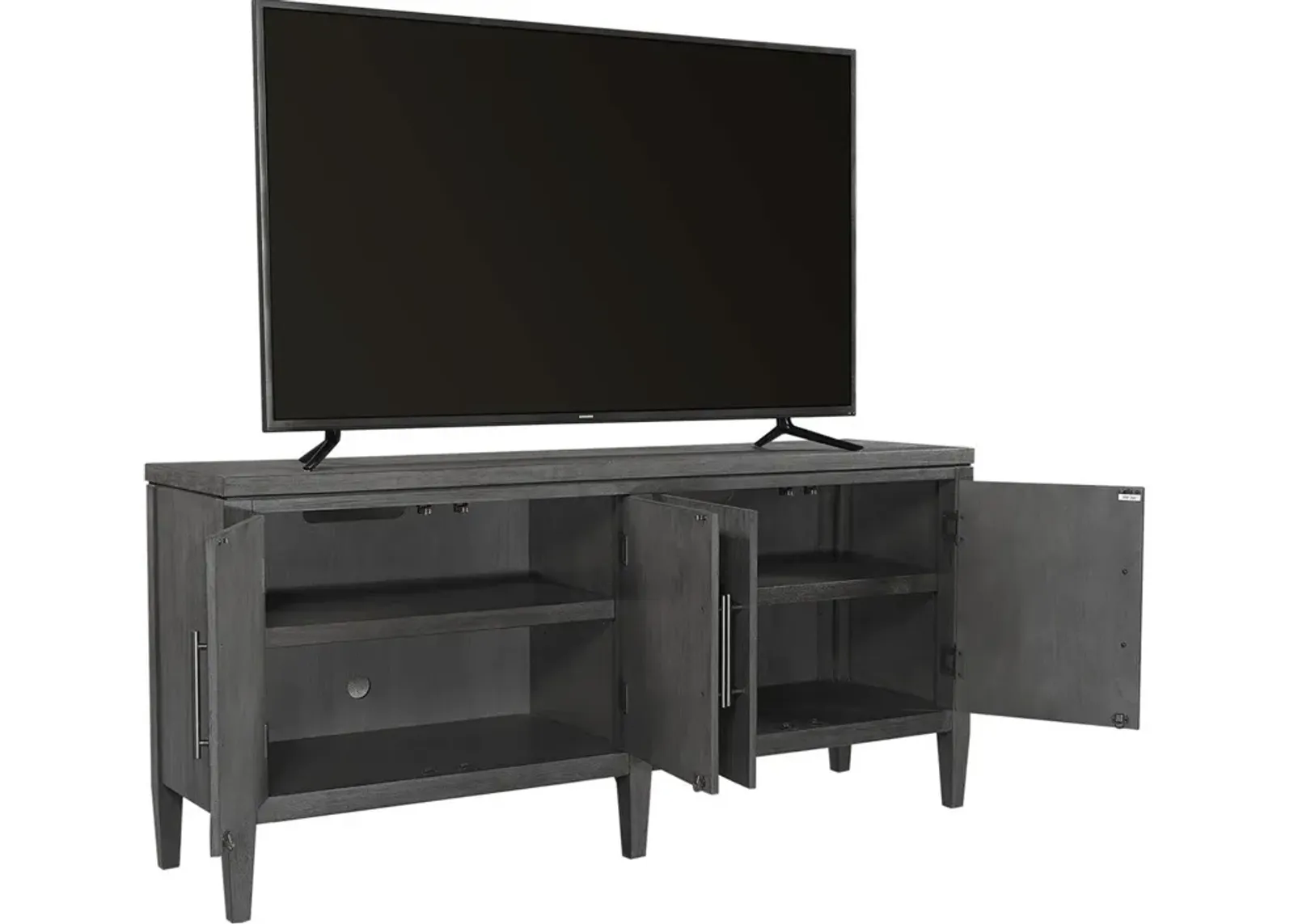 Aspenhome Preston Urbane Grey 65 Inch TV Stand Console