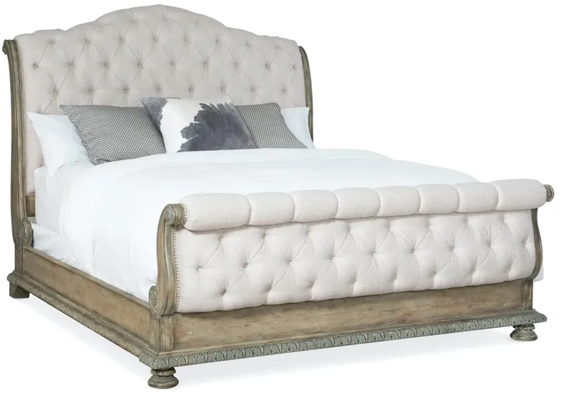 CASTELLA KING TUFTED BED