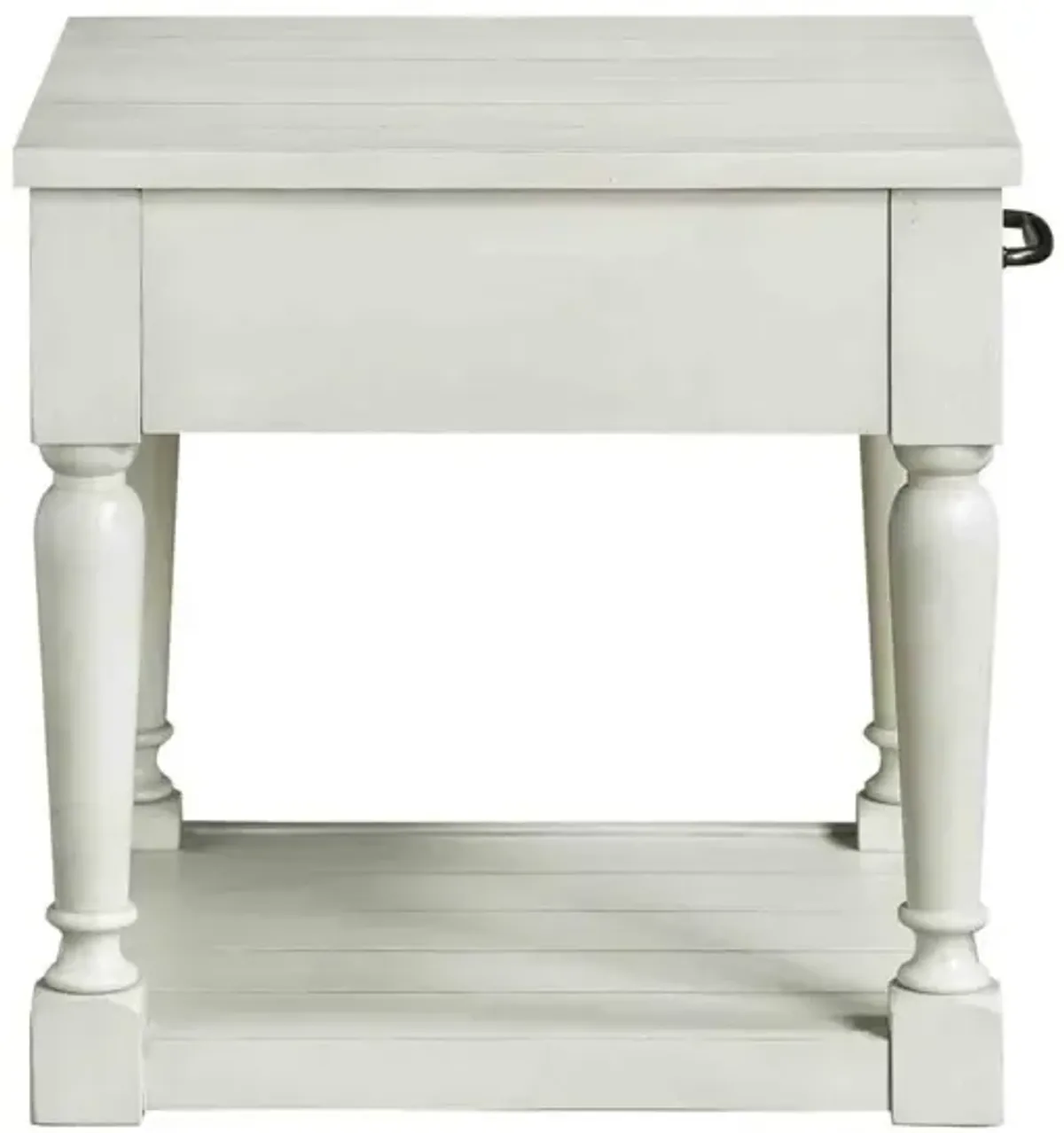 Steve Silver Hemingway End Table In Alabaster