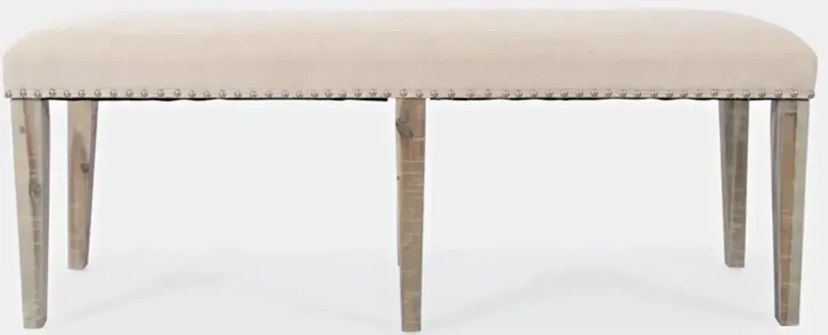 Jofran Fairview Backless Dining Bench Ash