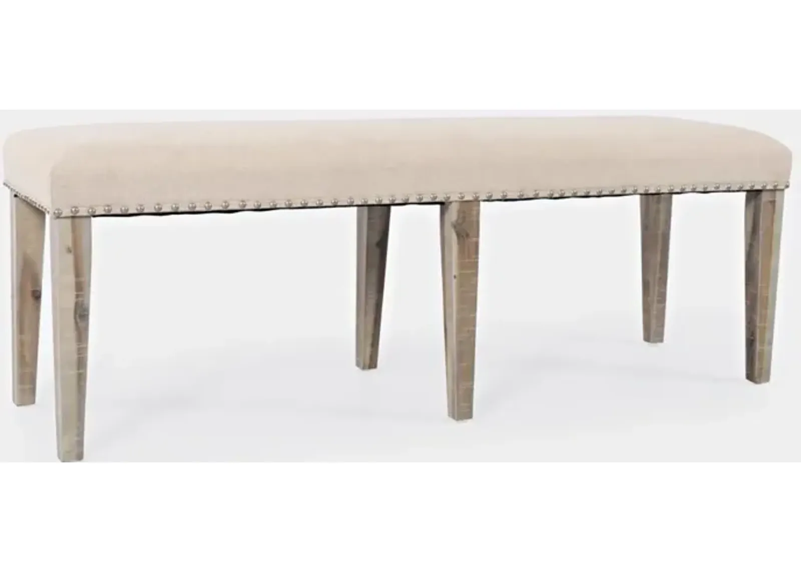 Jofran Fairview Backless Dining Bench Ash