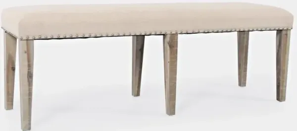 Jofran Fairview Backless Dining Bench Ash