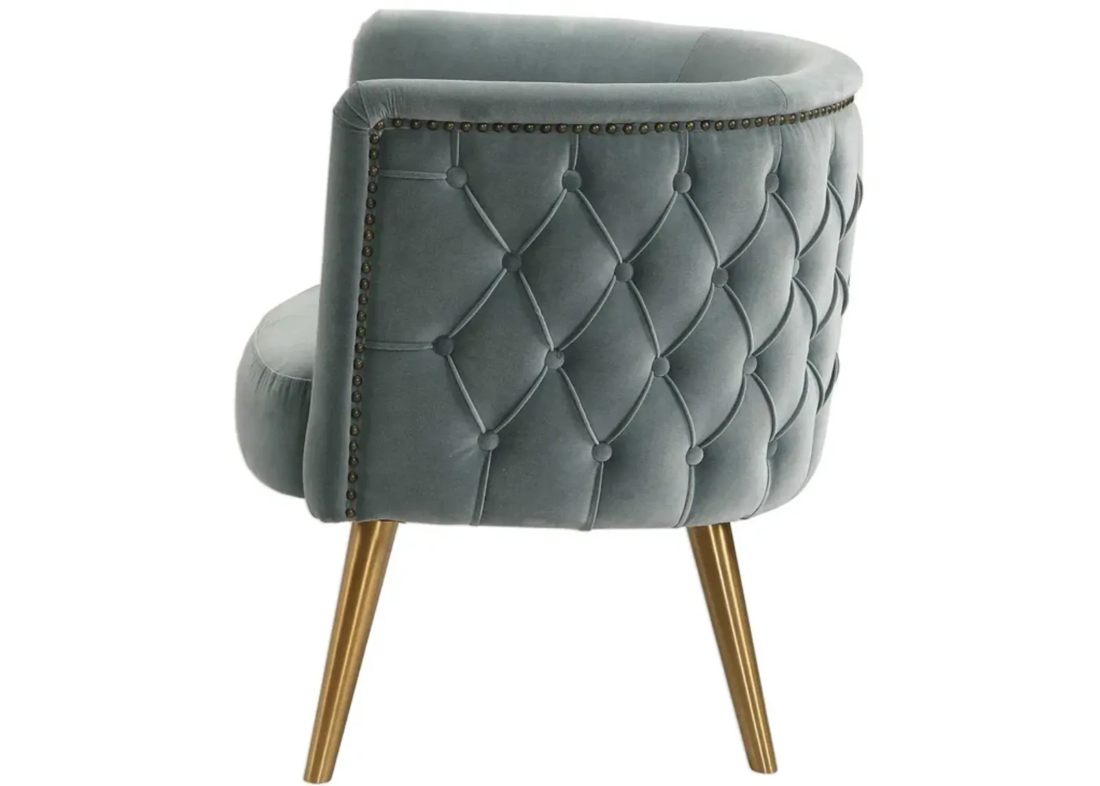 Uttermost Haider Blue Barrel Chair