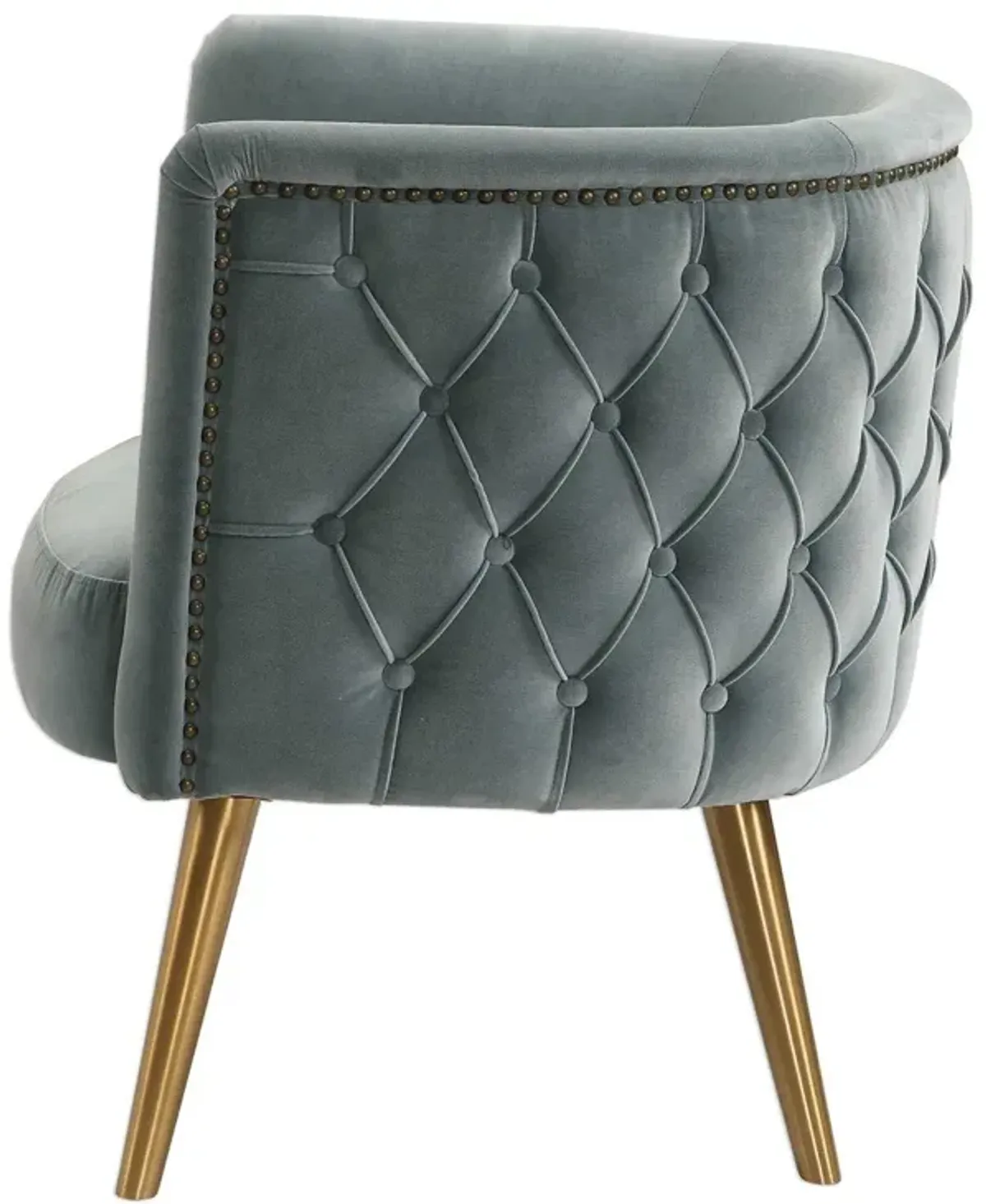 Uttermost Haider Blue Barrel Chair