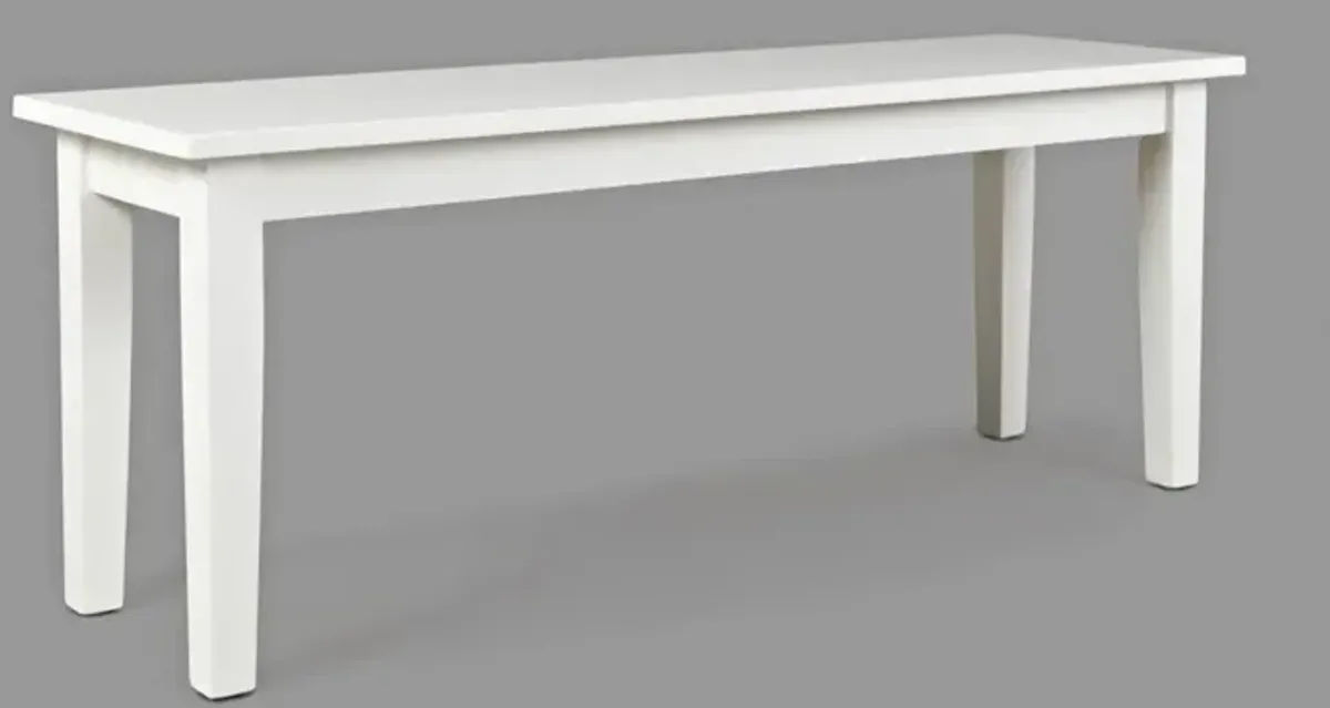 Jofran Simplicity Bench Paperwhite