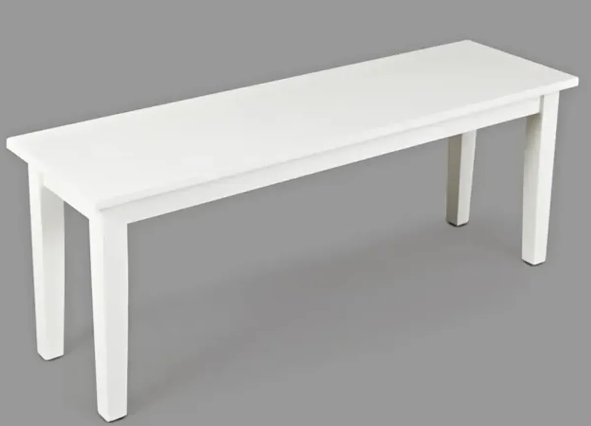 Jofran Simplicity Bench Paperwhite