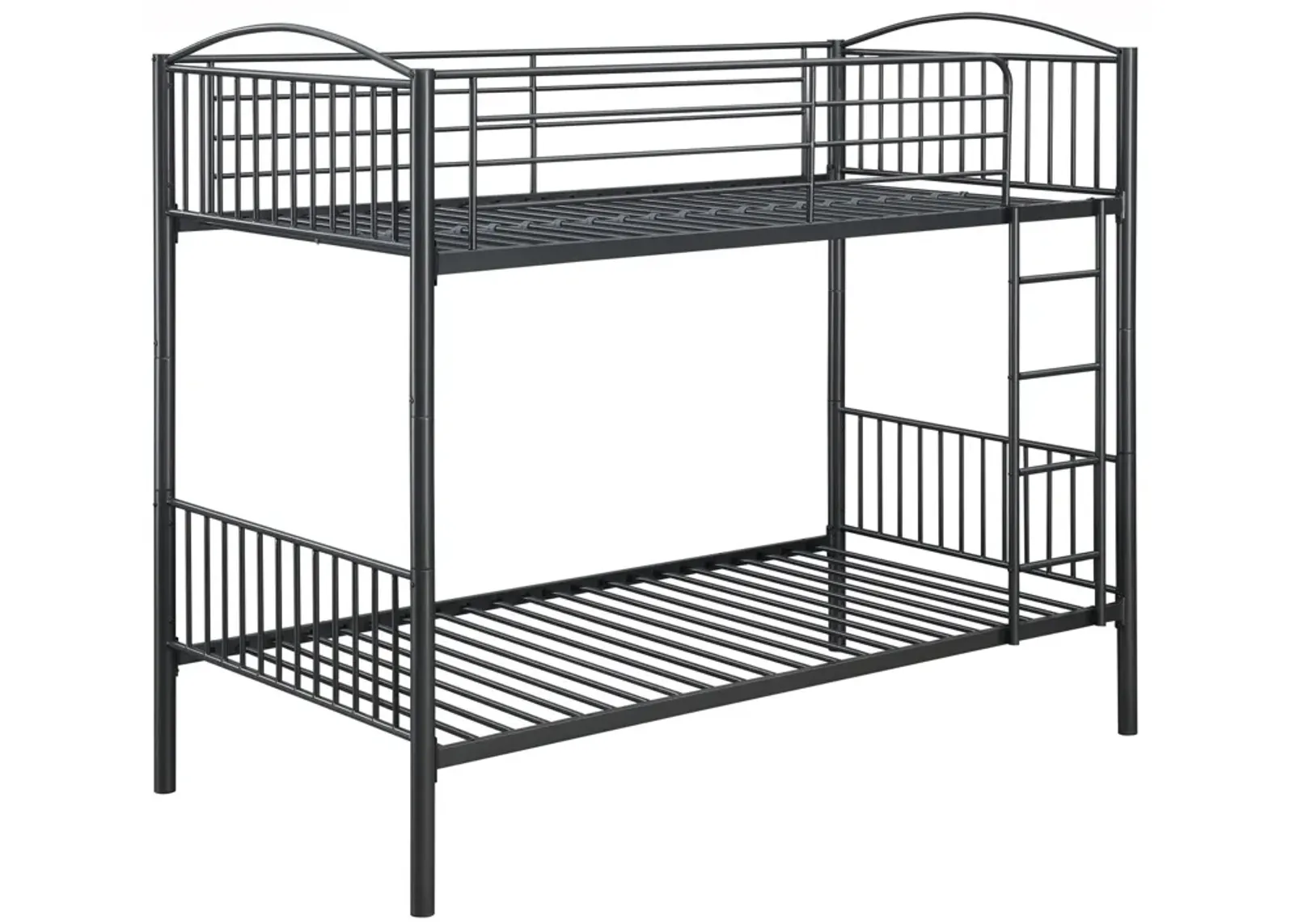 Coaster Anson Twin Over Twin Bunk Bed Gunmetal