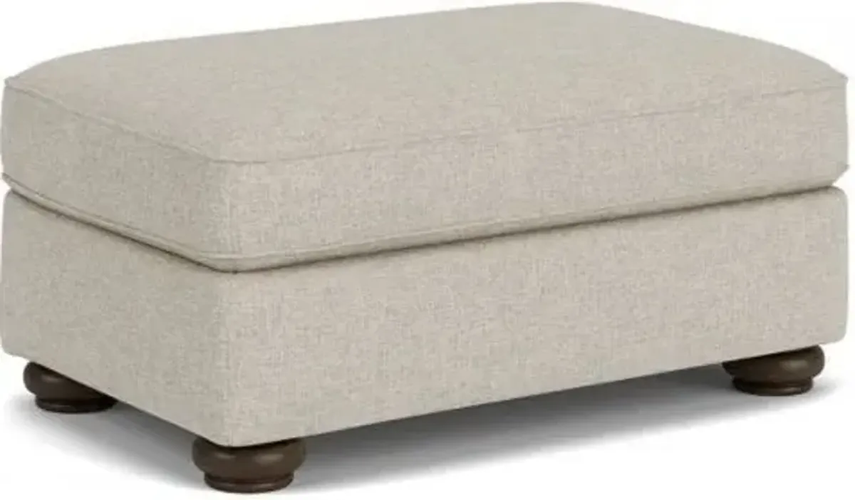 Flexsteel Preston Silver Driftwood Ottoman