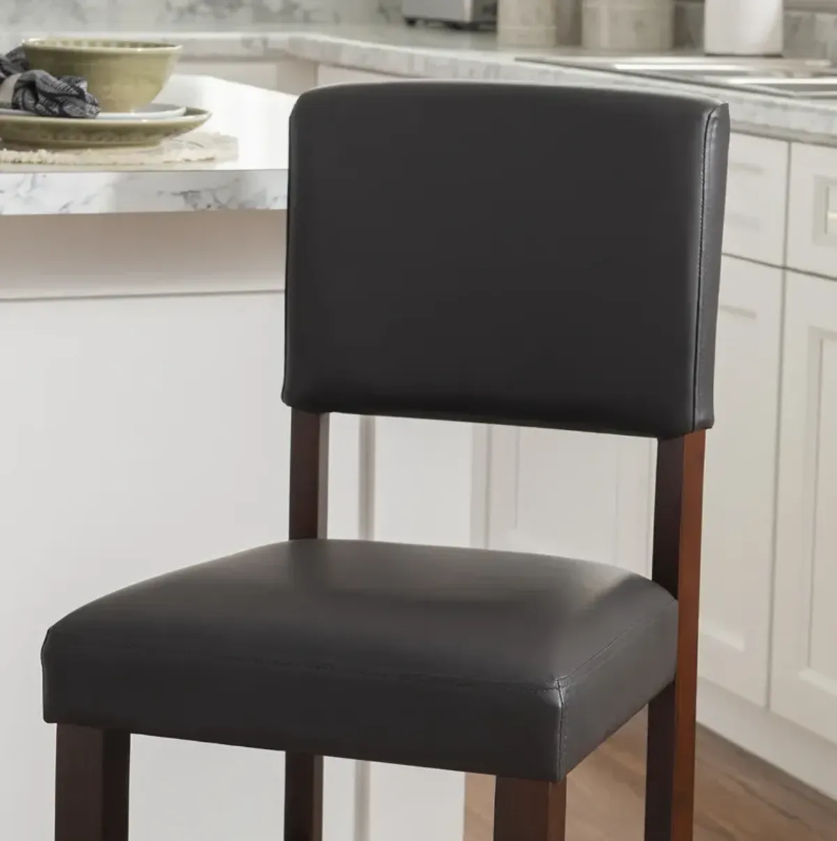 Linon Monaco Counter Stool Espresso