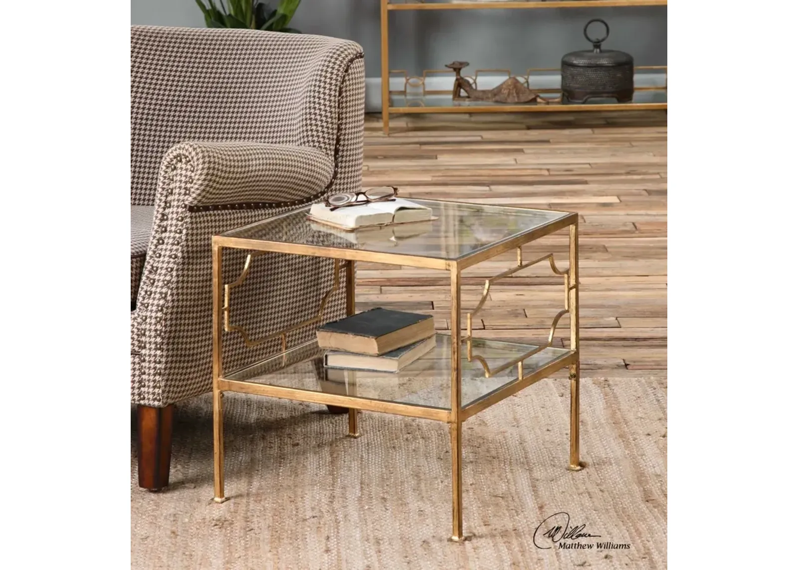 Uttermost Genell Cube Side Table