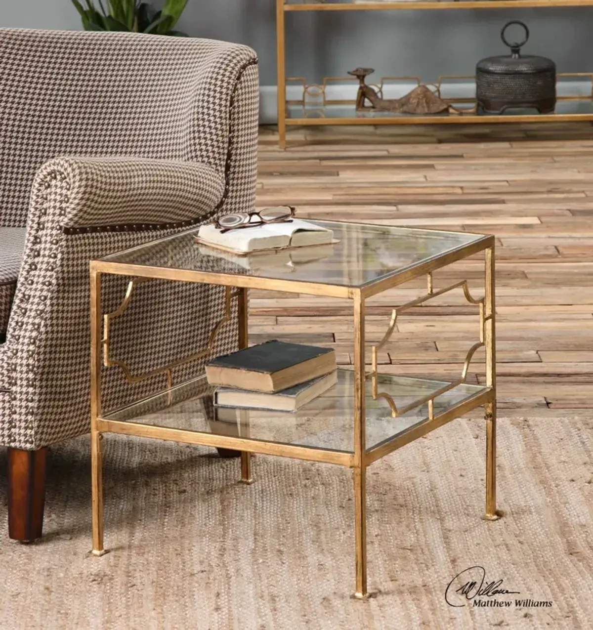 Uttermost Genell Cube Side Table