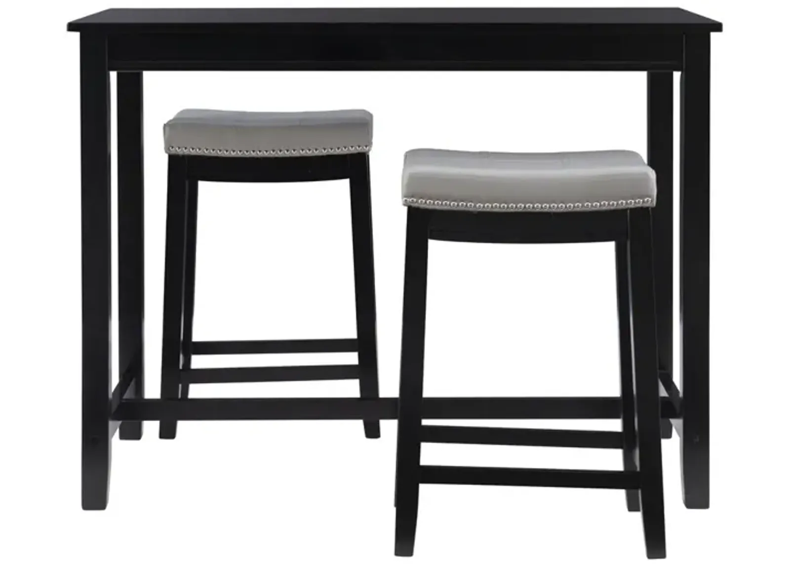 Claridge 3-Piece Counter Set - Black Grey