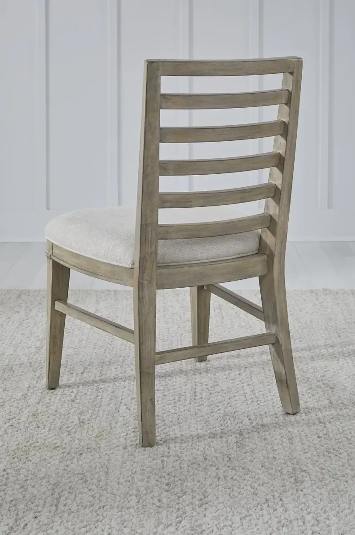 American Woodcrafters Meadowbrook Sand Ladder Back Side Chair