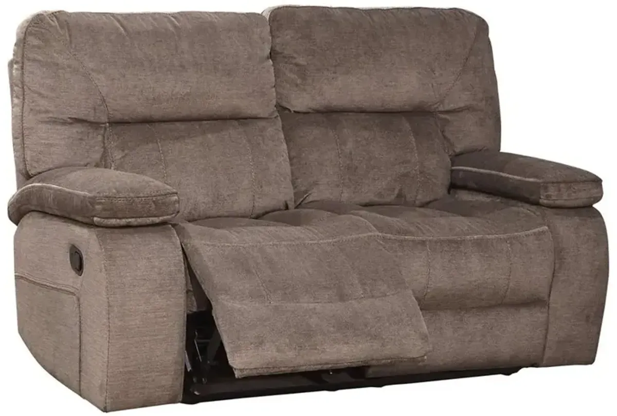 Parker House Chapman Kona Collection Manual Reclining Loveseat in Kona Finish