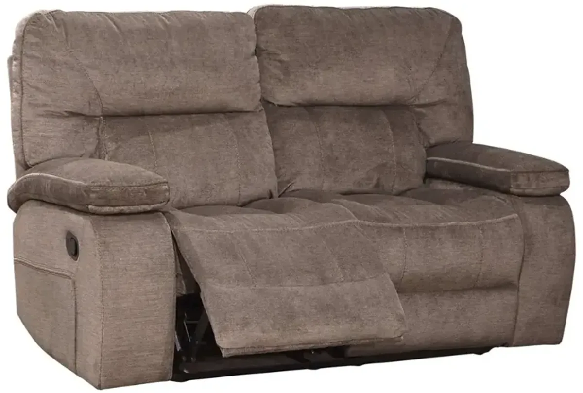 Parker House Chapman Kona Collection Manual Reclining Loveseat in Kona Finish