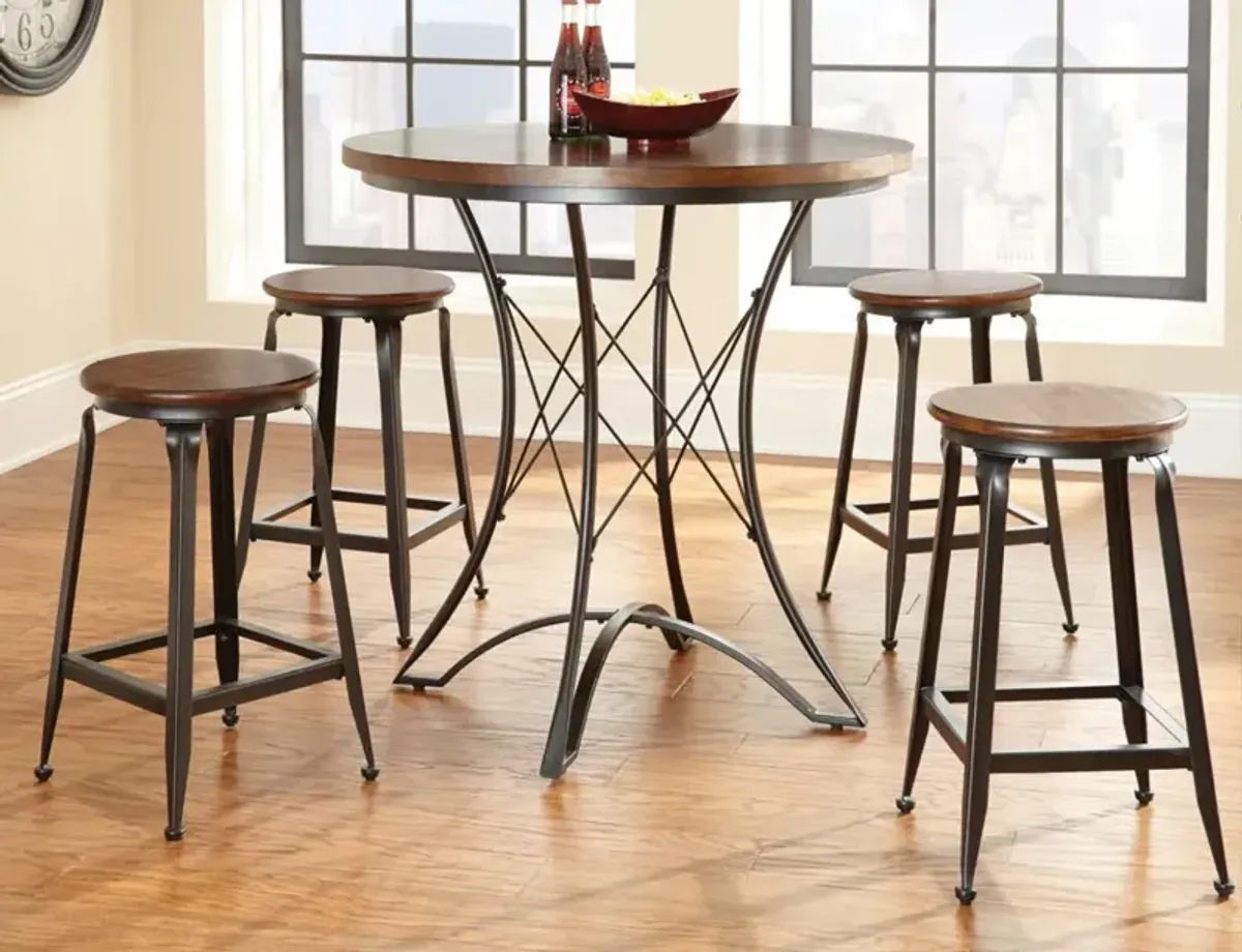 Steve Silver 5-Piece Adele Counter-Height Table & 4 Counter Chairs