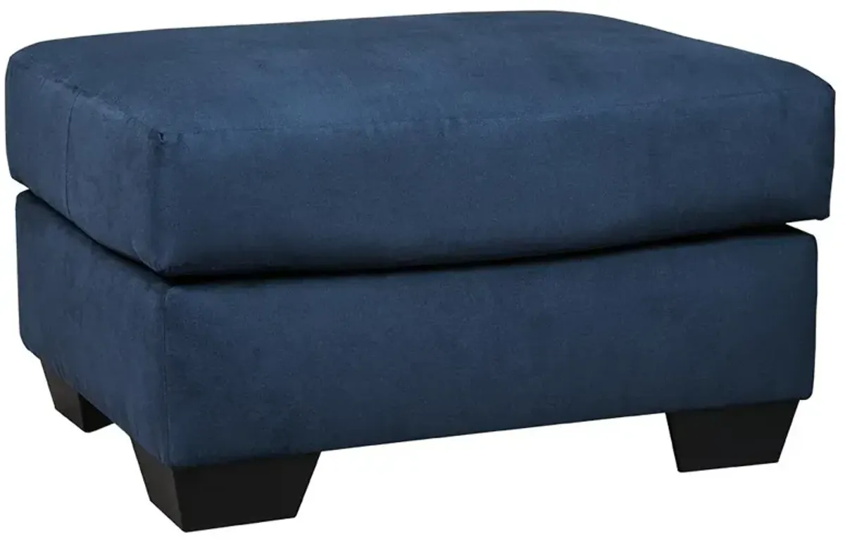 Ashley Darcy Blue Ottoman