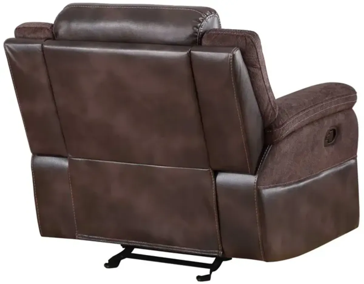 Steve Silver Pueblo Coffee Manual Leatherette Recliner