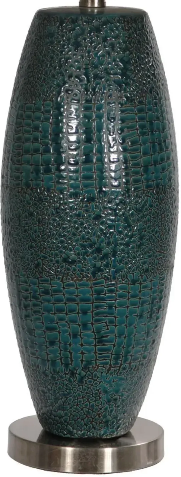 Crestview Melrose Blue Table Lamp