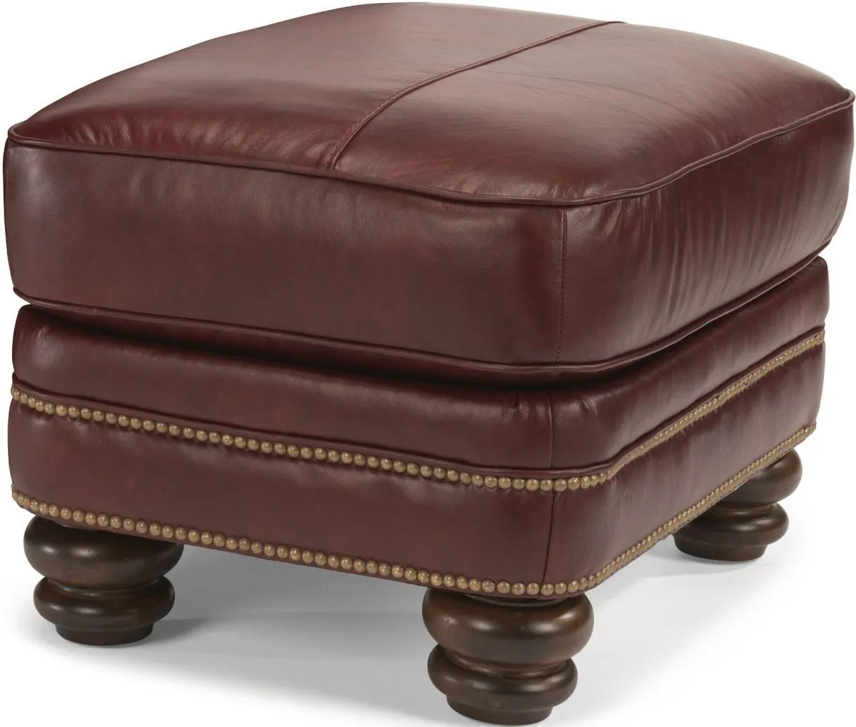 BAY BRIDGE DARK RED OTTOMAN