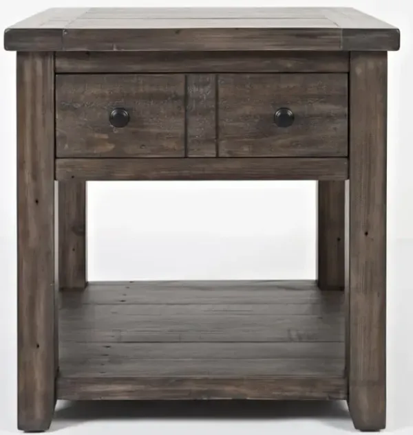 Jofran Madison County End Table Barnwood