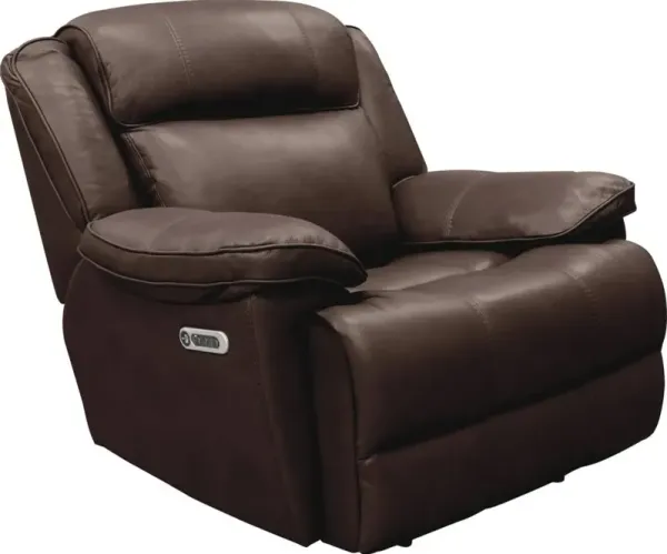 Parker House Eclipse Collection Power Recliner in Florence Brown