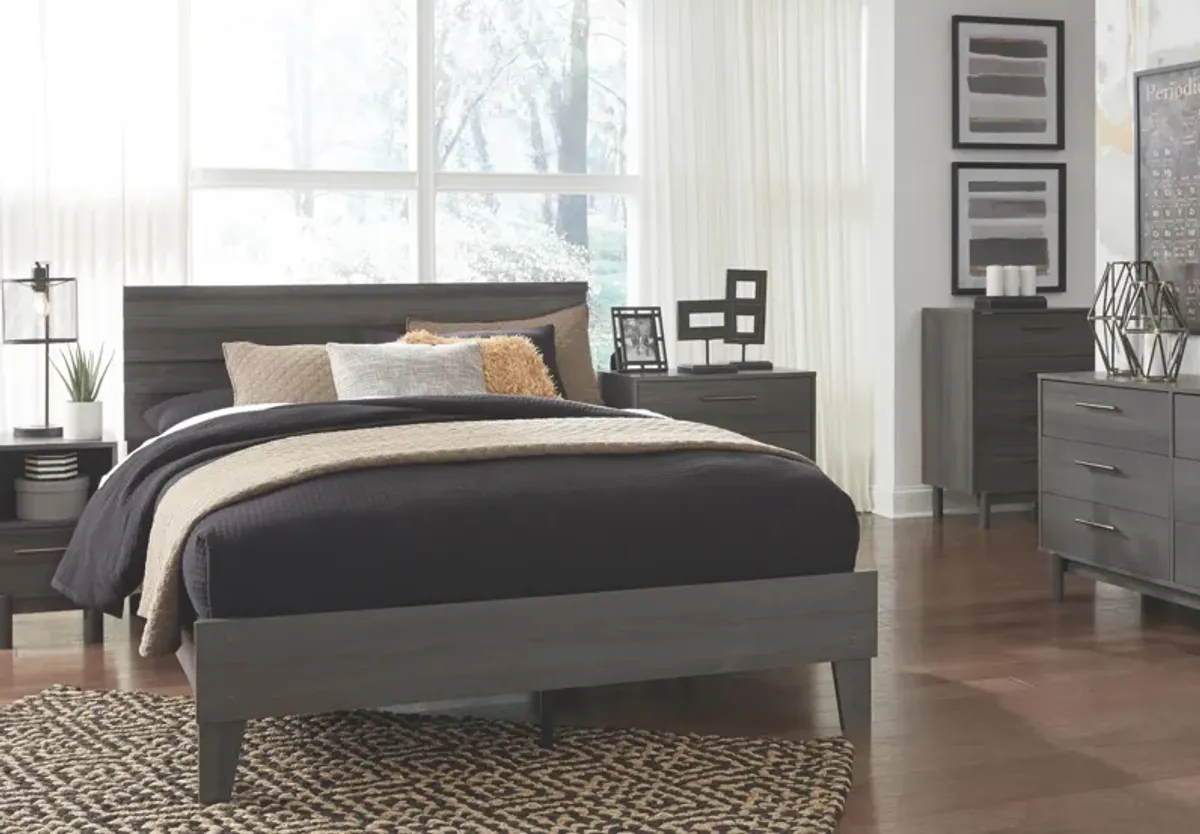 Ashley Brymont Dark Gray Queen Platform Bed