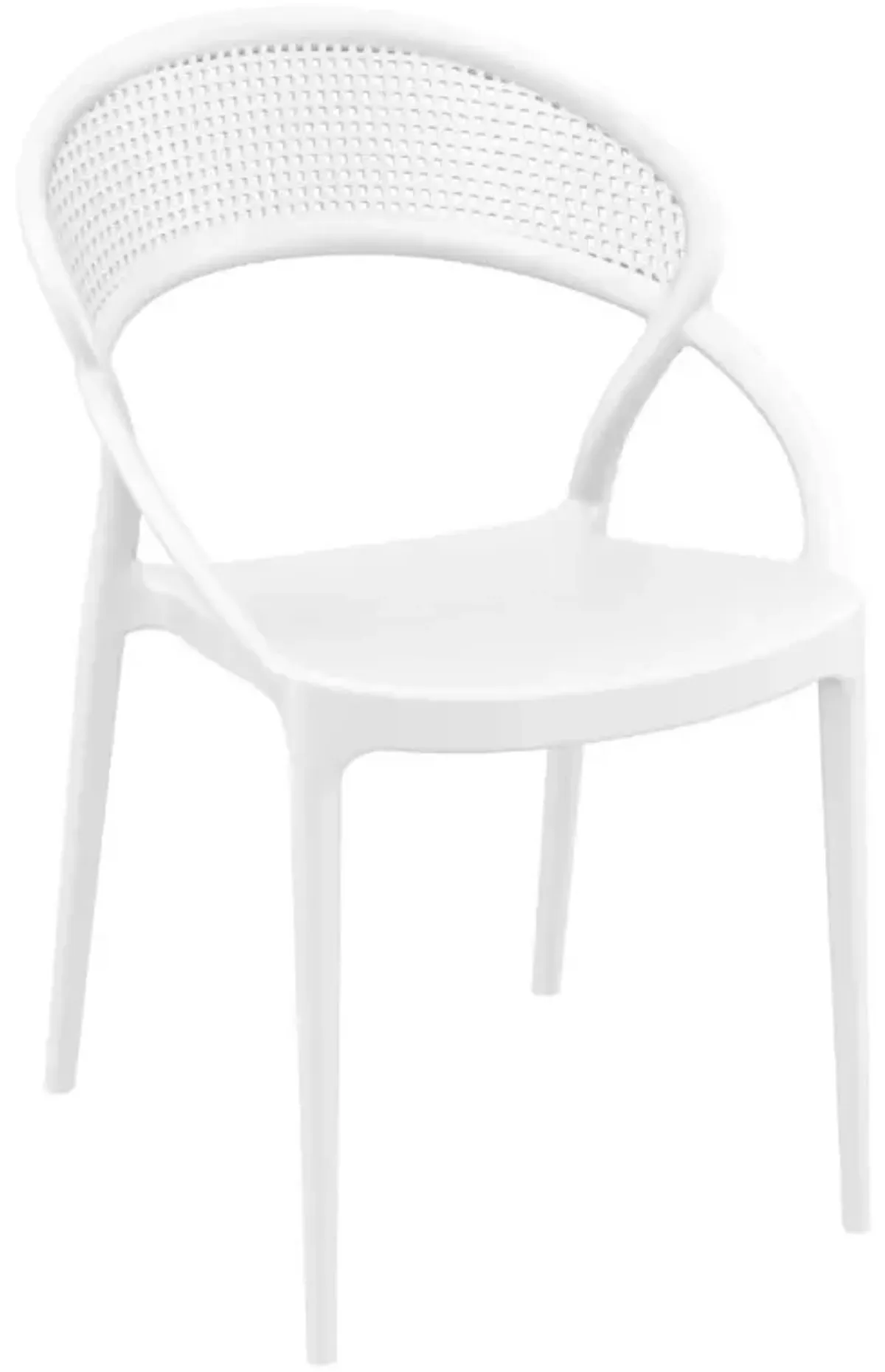 Compamia Sunset Dining Set with 2 Chairs White