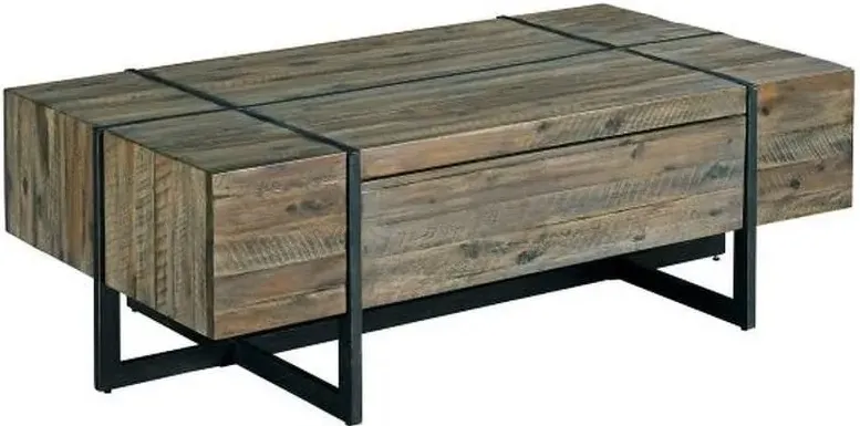 MODERN TIMBER RECTANGULAR COFFEE TABLE