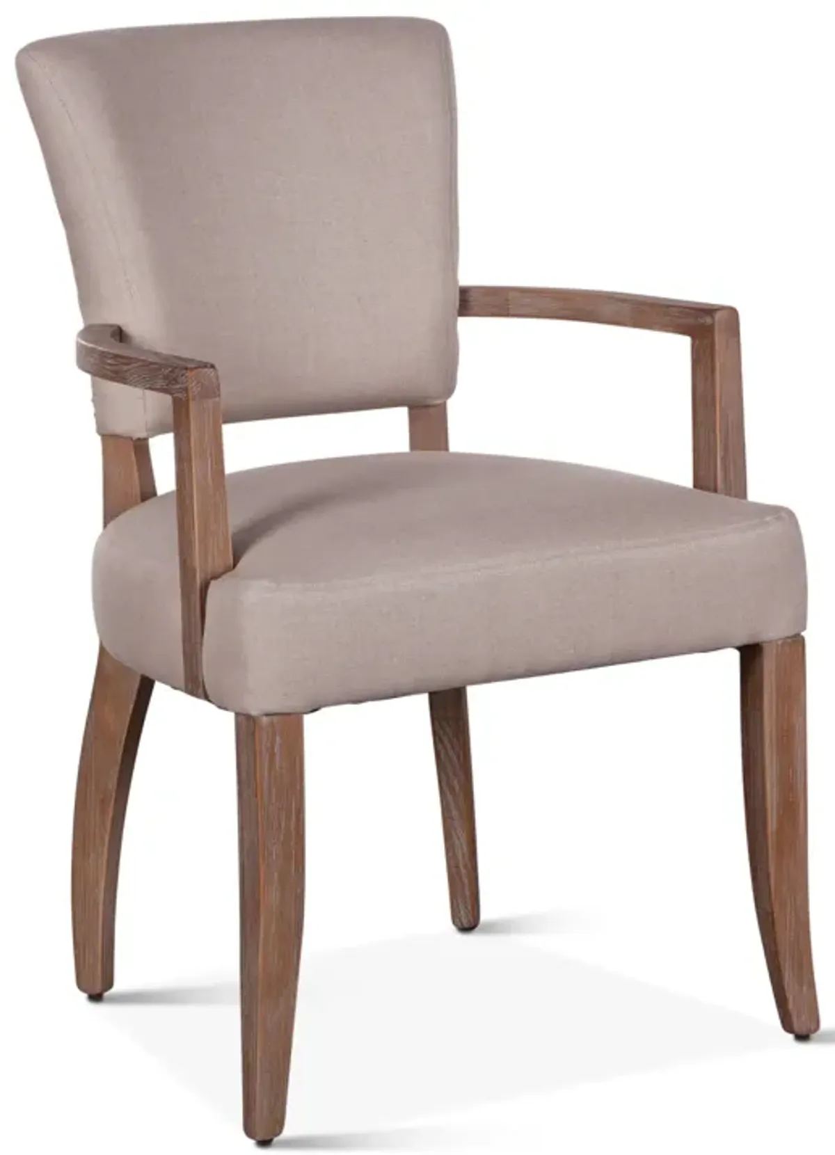 Home Trends Design Grosvenor Natural Linen Upholstered Armchair