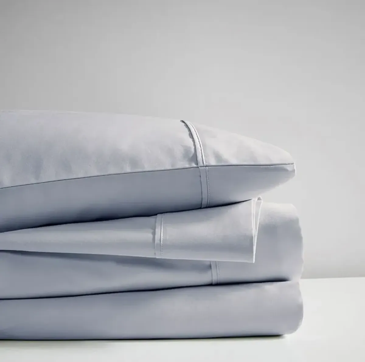 Olliix Beautyrest King Blue 600 Thread Count Cooling Cotton Blend Sheet Set
