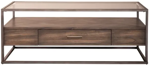 Liberty Furniture Jamestown Tobacco Rectangular Cocktail Table