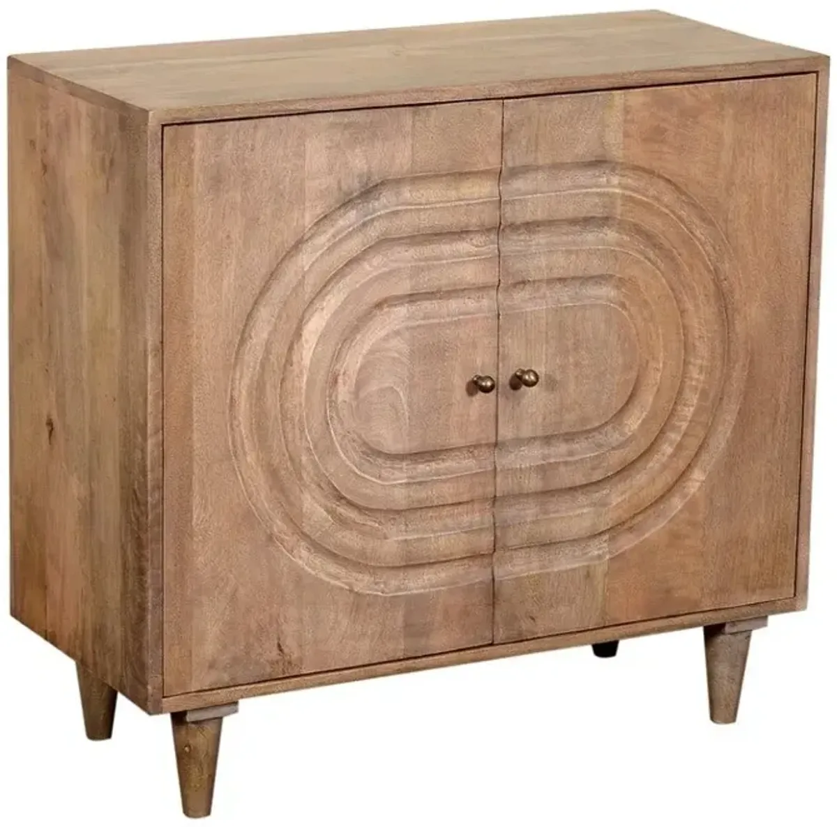 Crestview Talladega Brown Cabinet