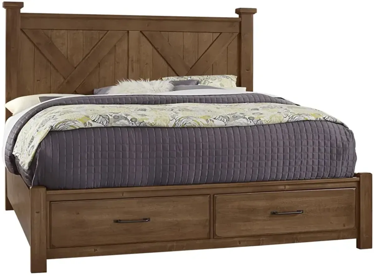 Vaughan-Bassett Cool Rustic Amber X-King Headboard