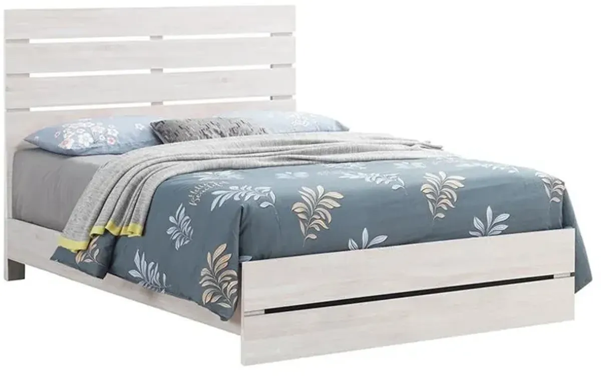 MARION EASTERN KING BED COASTAL WHITE