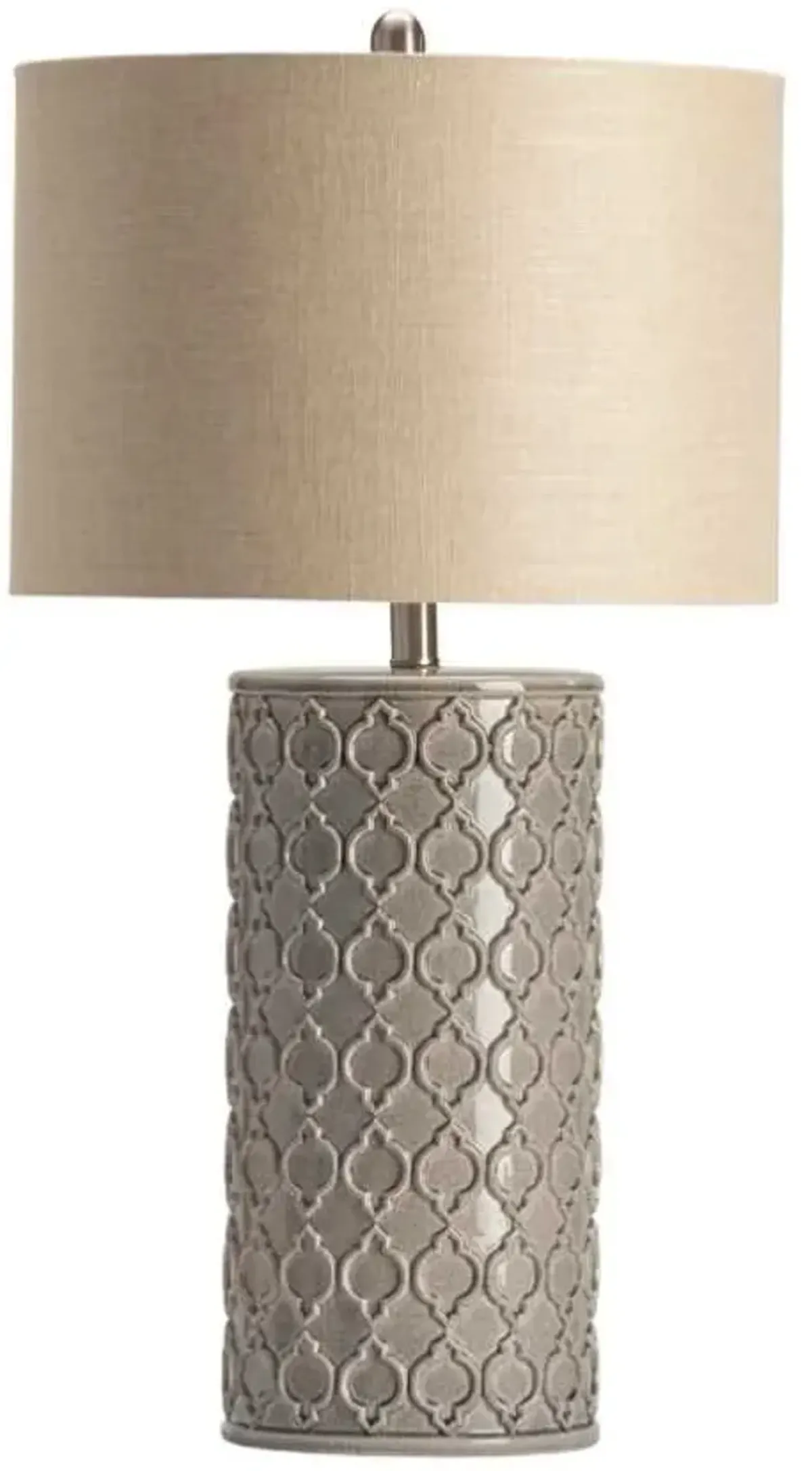 Crestview Kincaid Grey Table Lamp