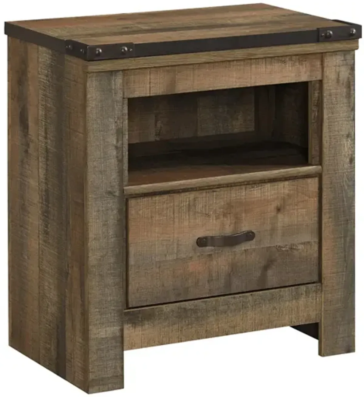 Ashley Trinell Rustic Brown Nightstand