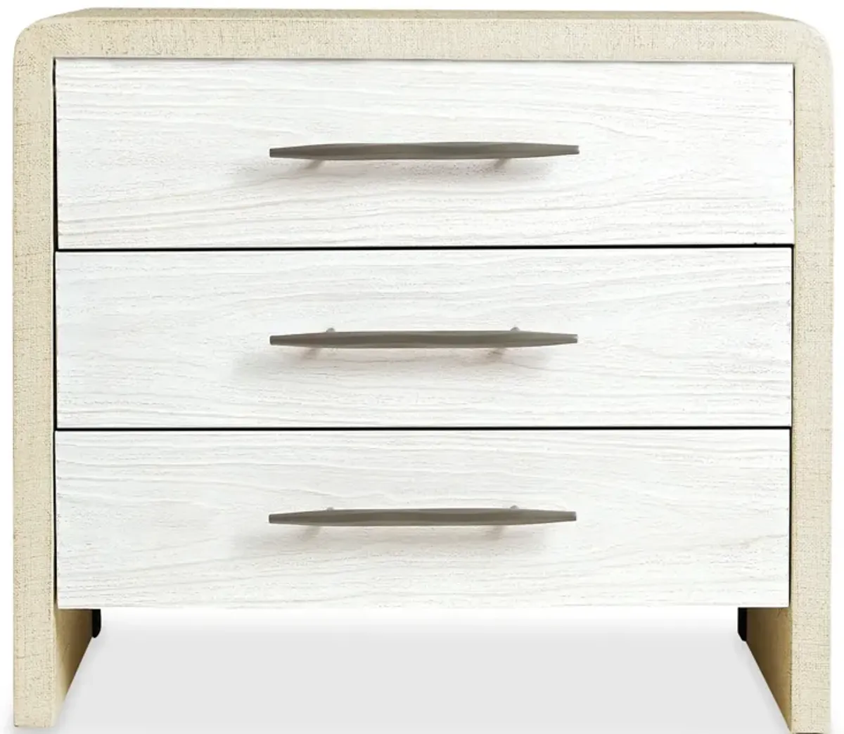 CASCADE THREE DRAWER NIGHTSTAND