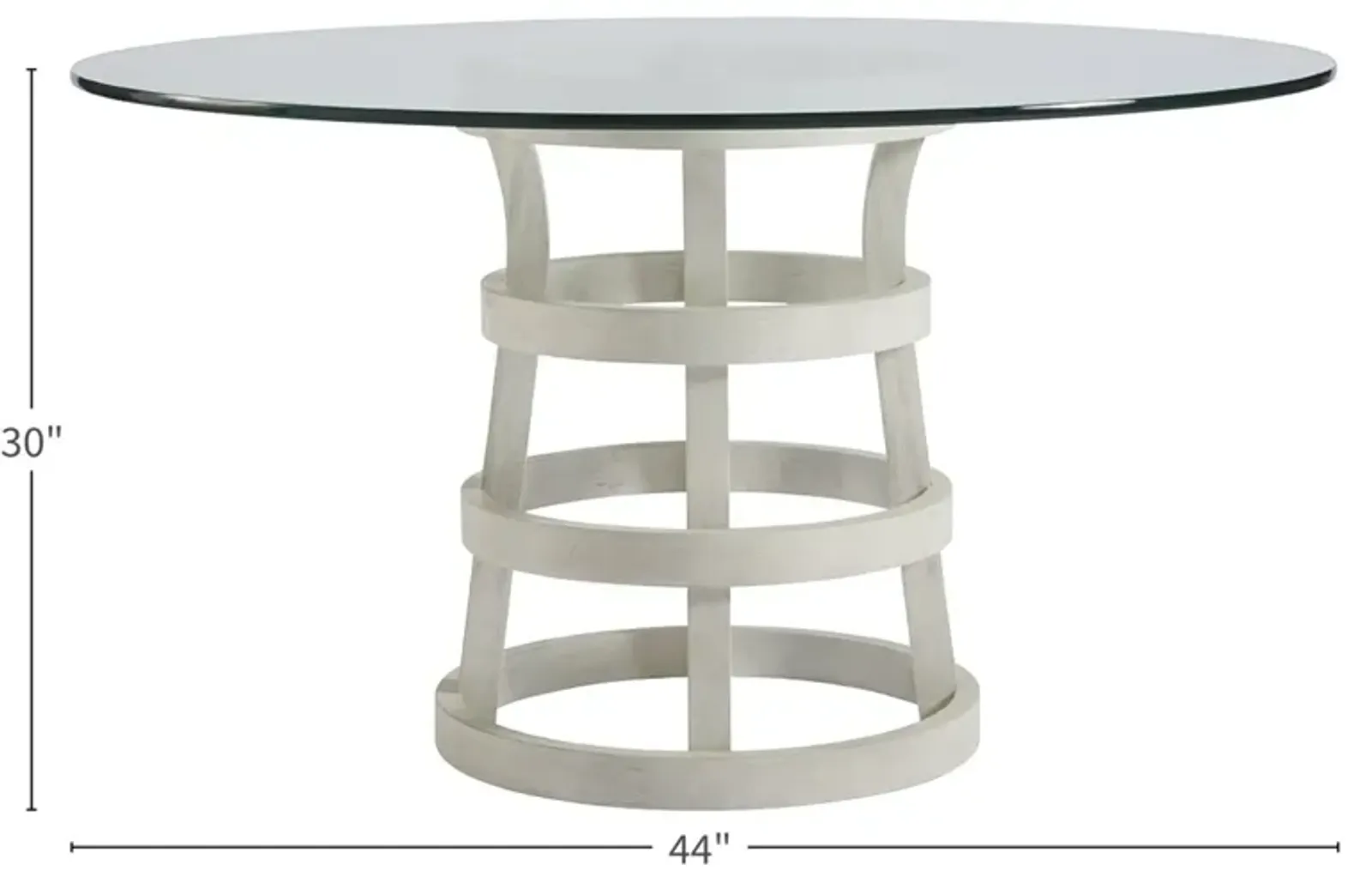 Universal Escape Coastal Living Home Sandbar 44 Inch Dining Table