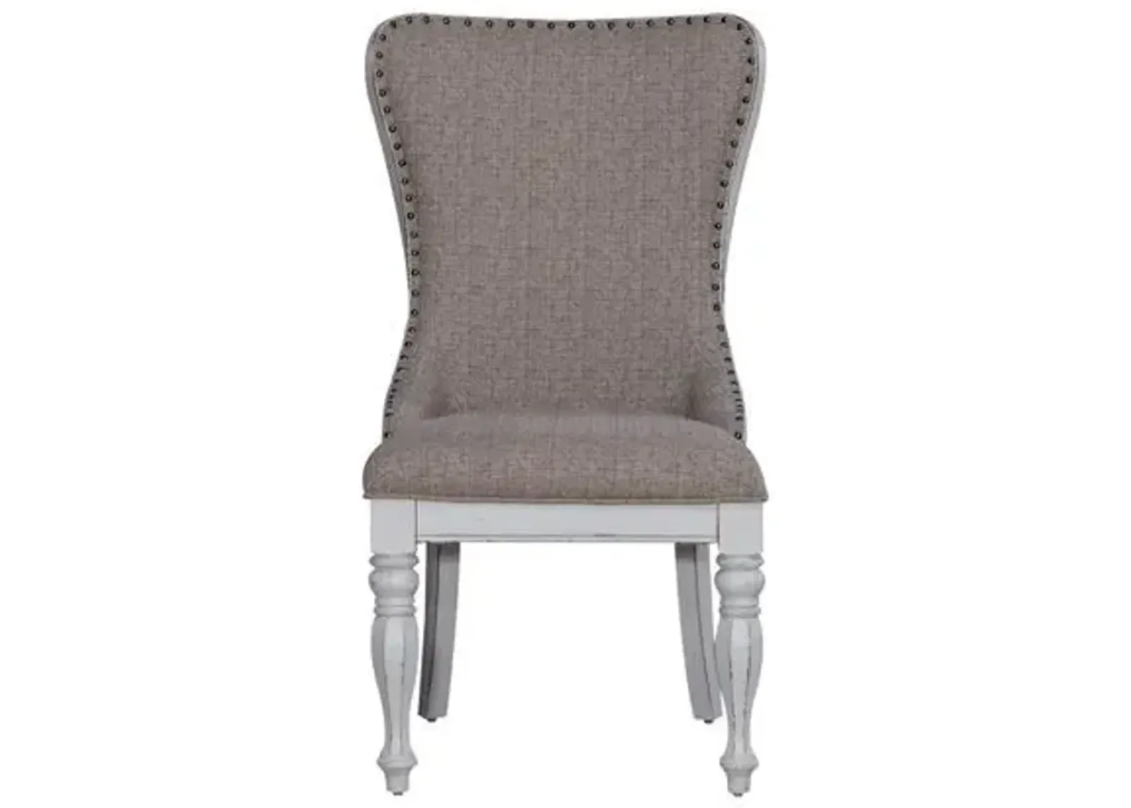 Liberty Furniture Magnolia Manor Antique White/Ivory Upholstered Dining Side Chair