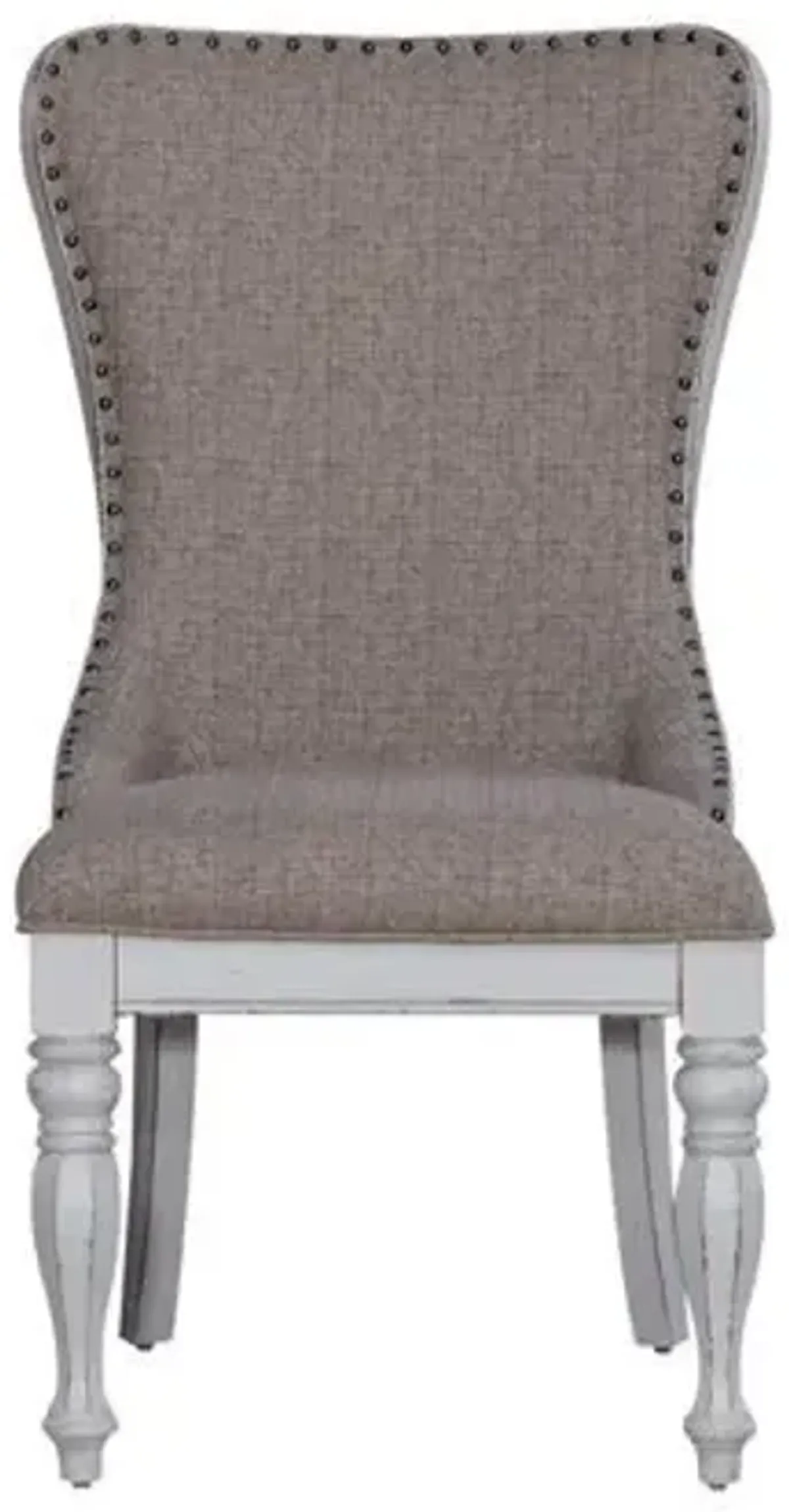 Liberty Furniture Magnolia Manor Antique White/Ivory Upholstered Dining Side Chair