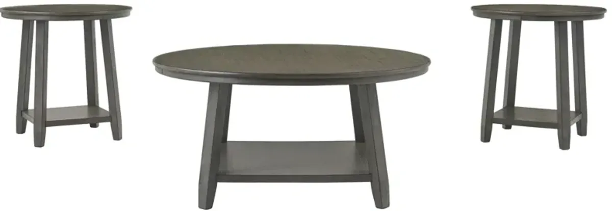 Ashley Caitbrook Table Set Gray