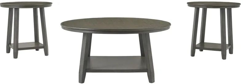 CAITBROOK TABLE (SET OF 3) GRAY SIGNATURE DESIGN