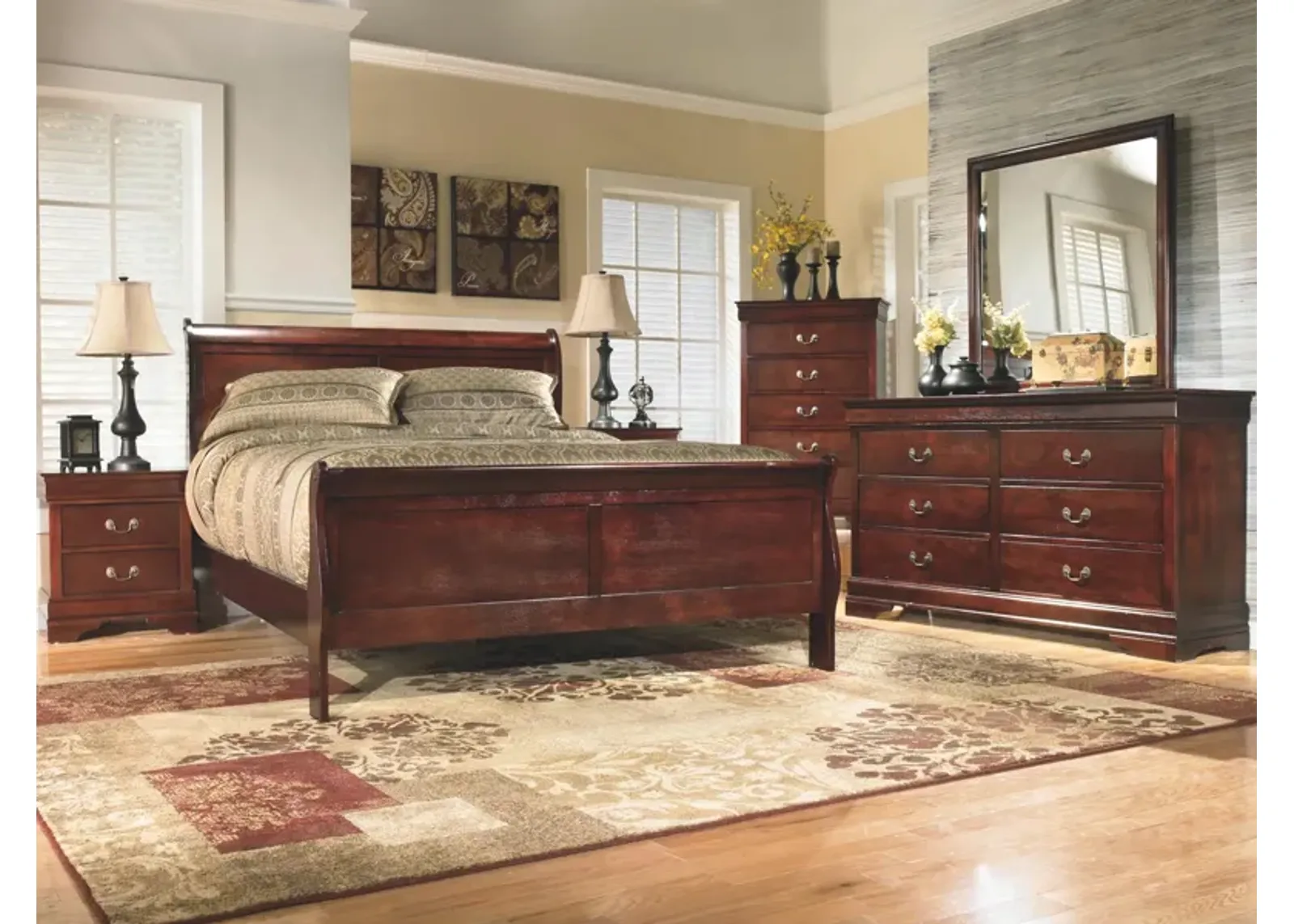 Ashley Alisdair Dark Brown Dresser