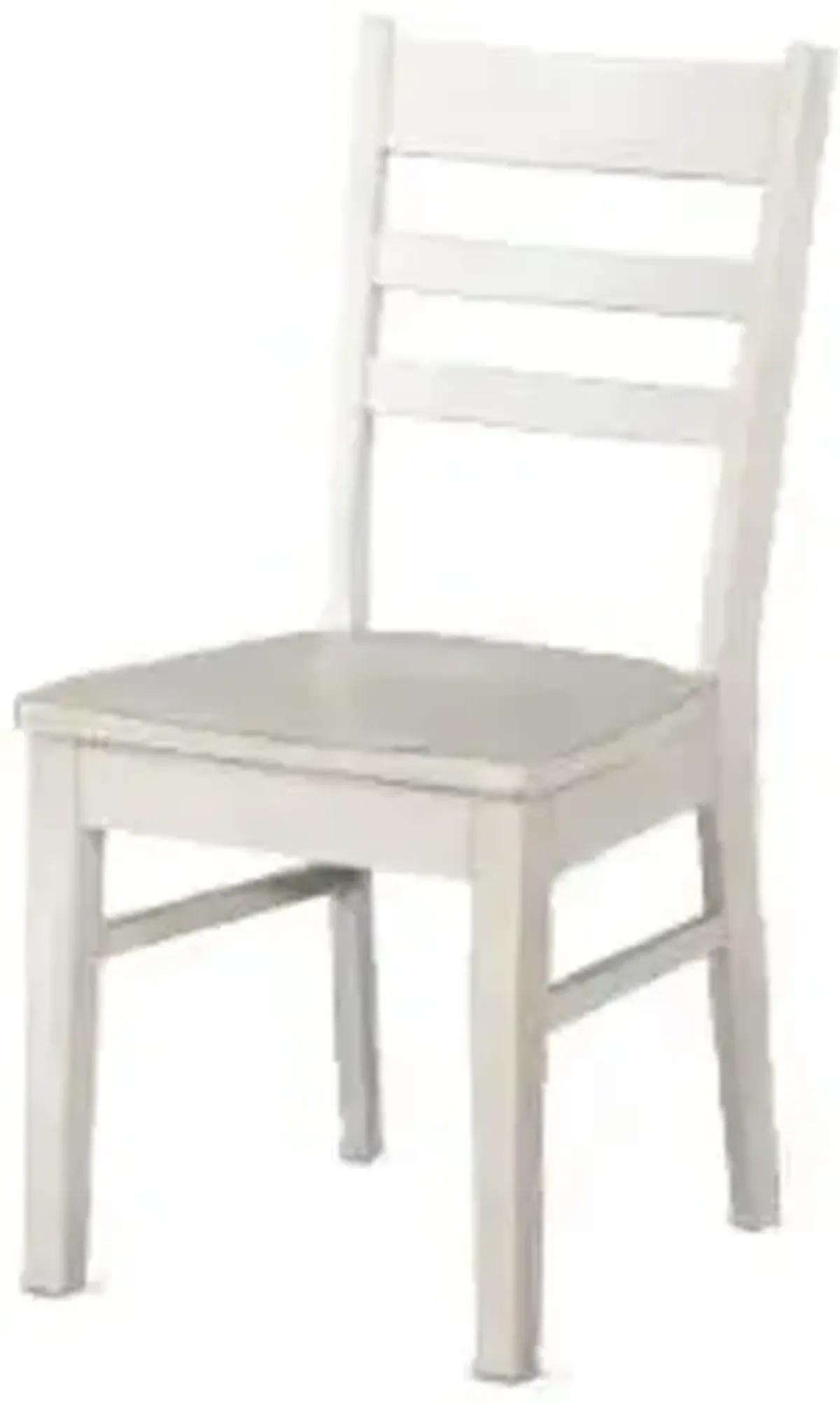 Sunny Designs Bayside Marble White Ladderback Dining Chair