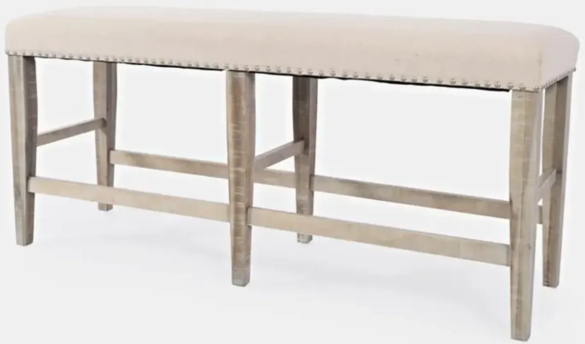 Jofran Fairview Backless Counter Bench Ash