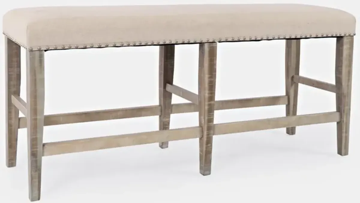 Jofran Fairview Backless Counter Bench Ash