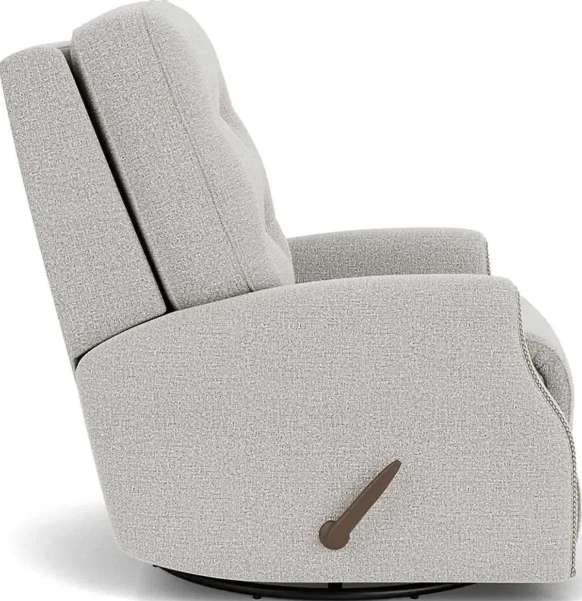 DEVON SILVER GLACIER SWIVEL GLIDING MANUAL RECLINER