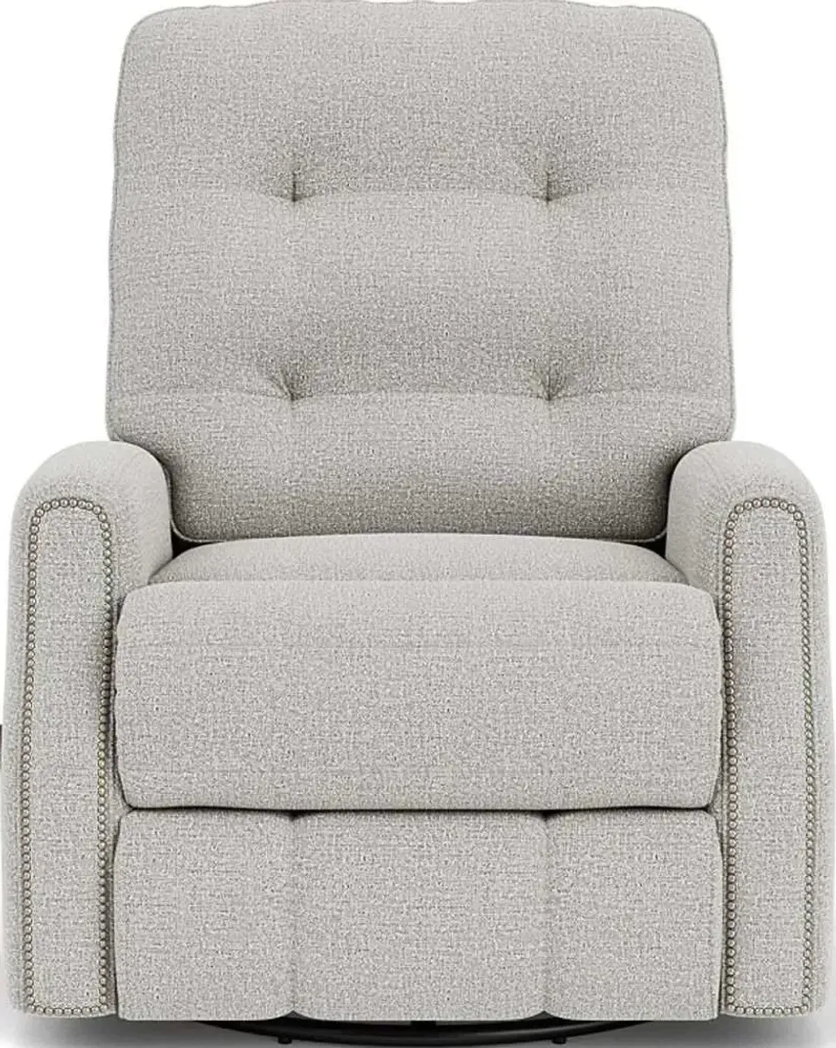 DEVON SILVER GLACIER SWIVEL GLIDING MANUAL RECLINER